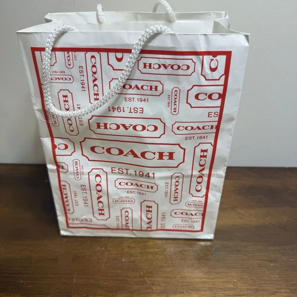 Coach 2011 Paper Gift Bag Medium 10